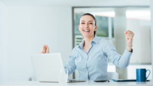 woman preparing her business for sale